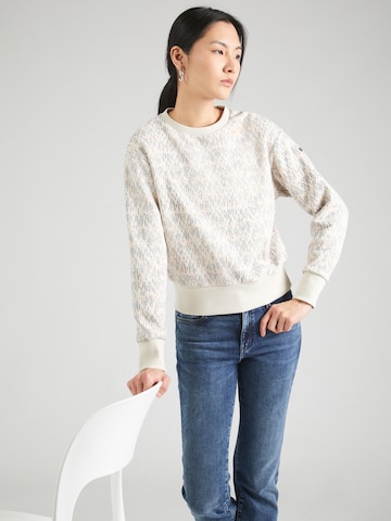 Ragwear Sweatshirt 'Heikke' in Beige: front