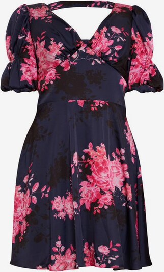 Chi Chi London Kleid in navy / pinkmeliert, Produktansicht