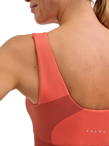 FALKE Bustier Sport-BH 'Seamless Shape'‌‌‌‌‌‌‌ in Orange