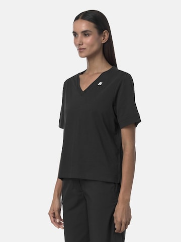 K-Way Shirt 'K-WAY LEDA JERSEY T-Shirt e Polo' in Zwart