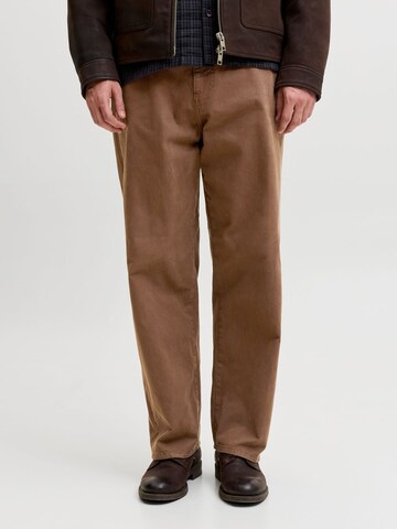 JACK & JONES - Pierna ancha Vaquero 'JPSTAlex JJOriginal' en marrón: frente