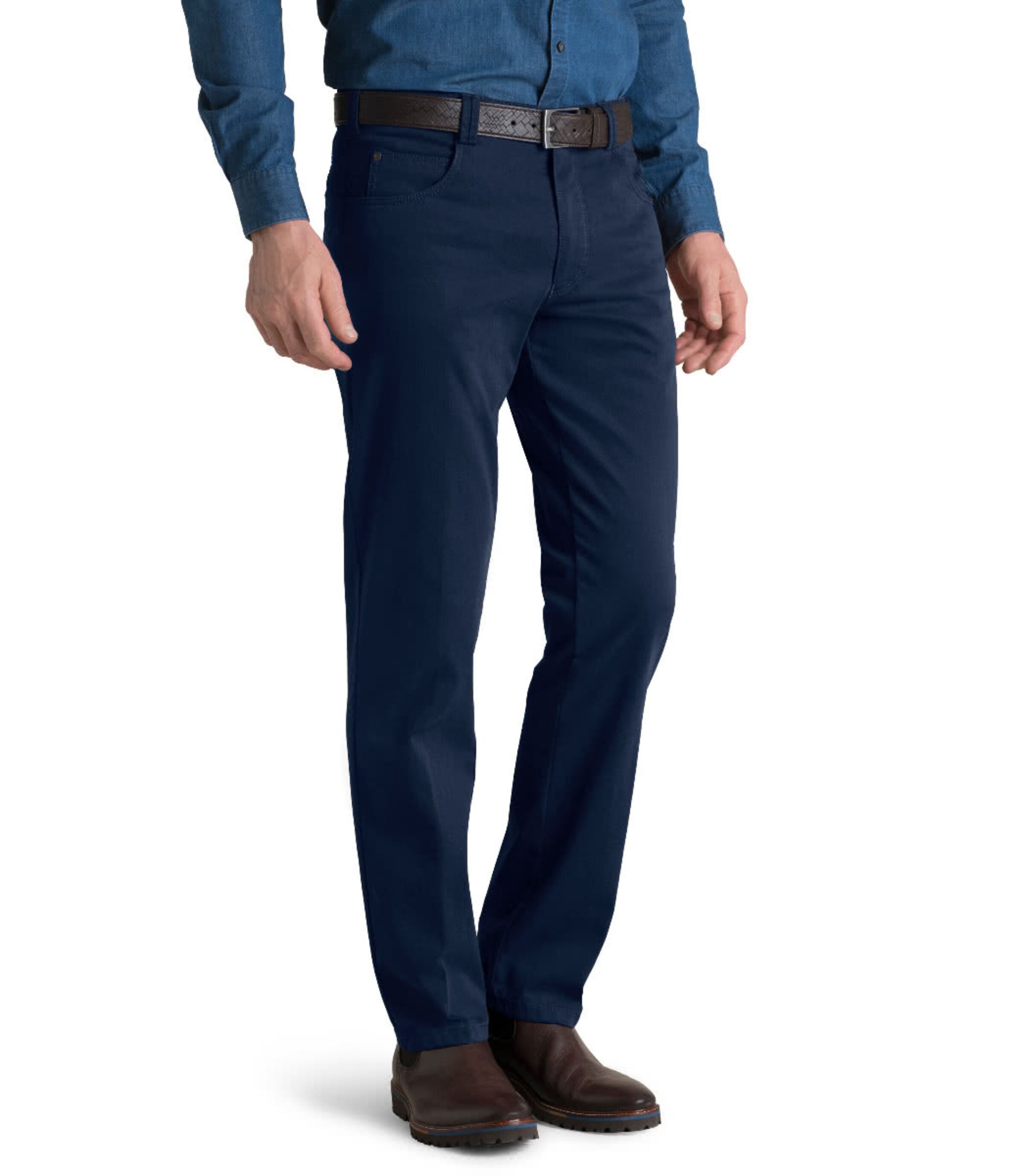 Regular Pantalon chino 'Diego' Meyer Hosen en bleu : devant