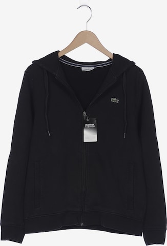 Lacoste Sport Sweatshirt & Zip-Up Hoodie in XXL in Black: front