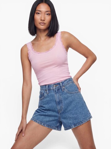 VERO MODA Топ 'NANA' в Ярко-розовый: спереди