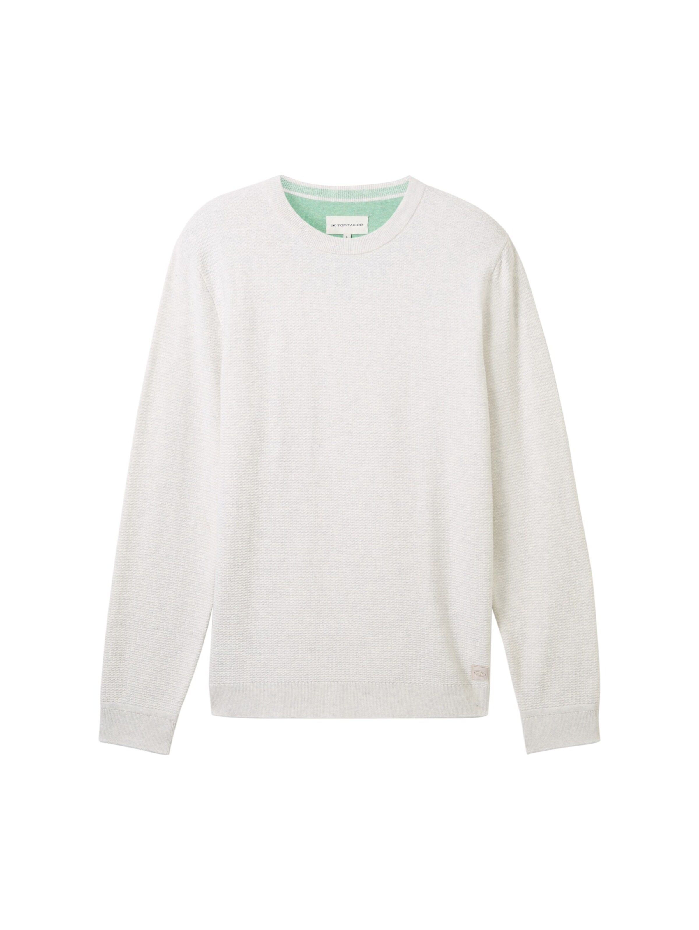 TOM TAILOR Pullover in Weiß: Vorderseite