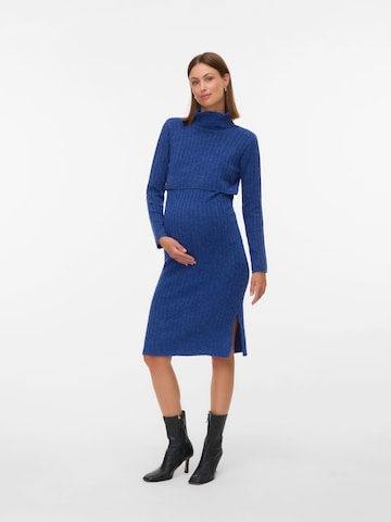 MAMALICIOUS - Vestido de punto 'MLSUNIV' en azul