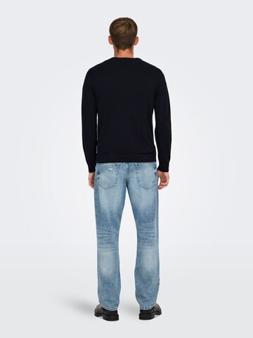 Only & Sons Pullover 'ONSXmas' i blå