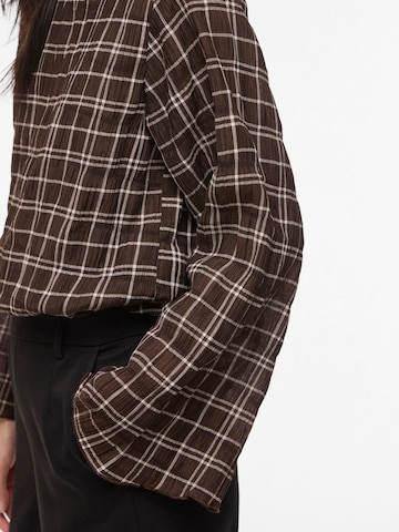 VILA Blouse 'VIEBLA' in Bruin