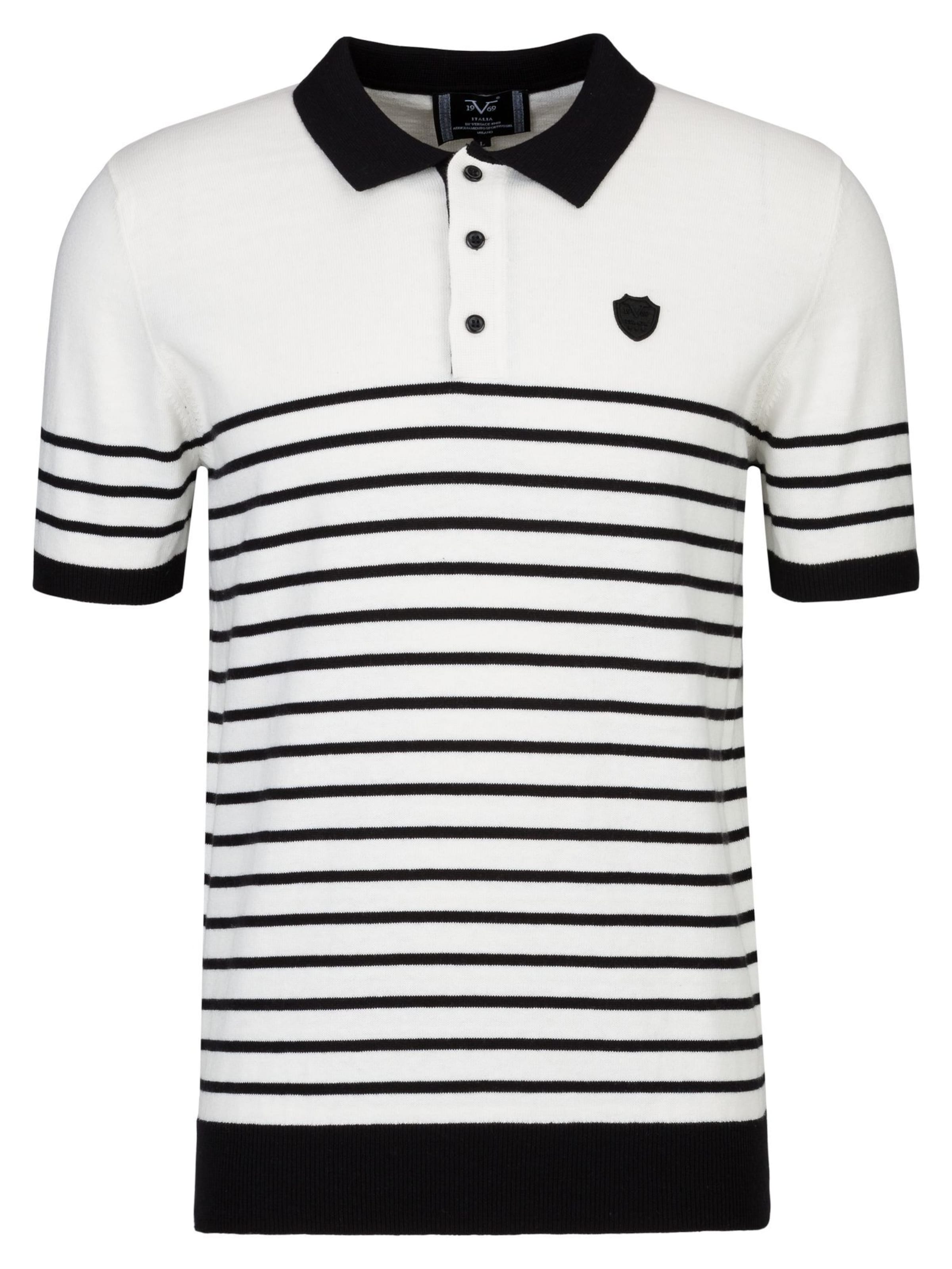 19V69 ITALIA Paita 'Manfredi' värissä valkoinen: etupuoli