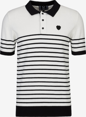 19V69 ITALIAMajica 'Manfredi' - bijela boja: prednji dio