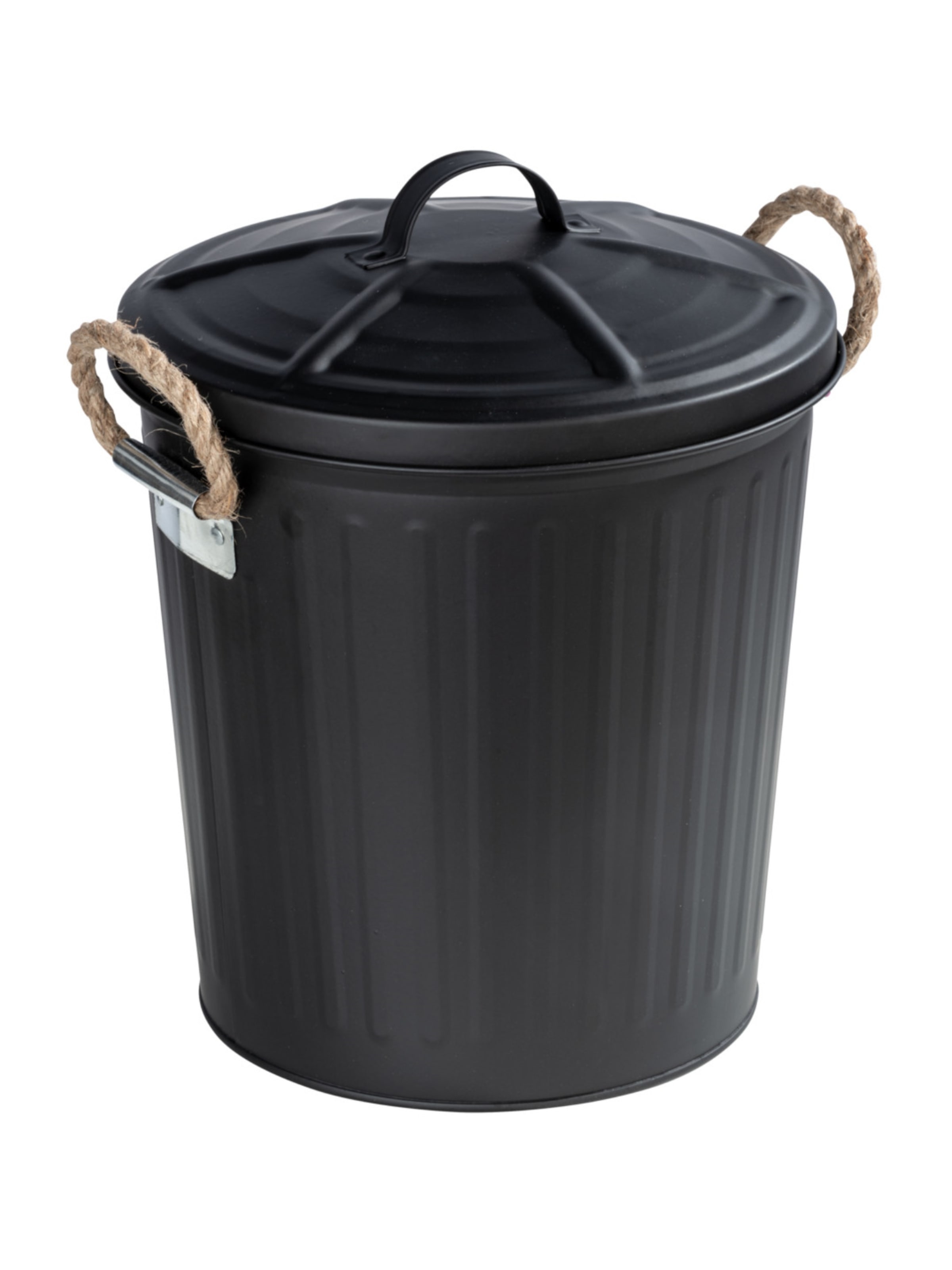 Wenko Kosmetikeimer 'Gara' in Schwarz: Vorderseite