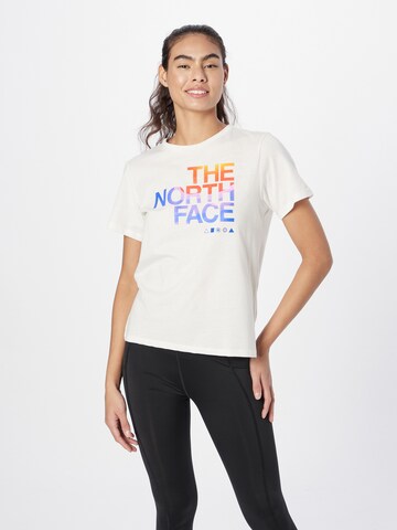 THE NORTH FACE Funkční tričko – bílá: přední strana