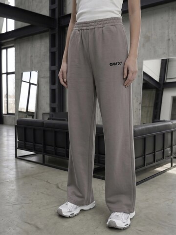 QWX2 - Pierna ancha Pantalón 'Urban' en gris