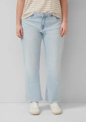 Regular Jean QS en bleu : devant