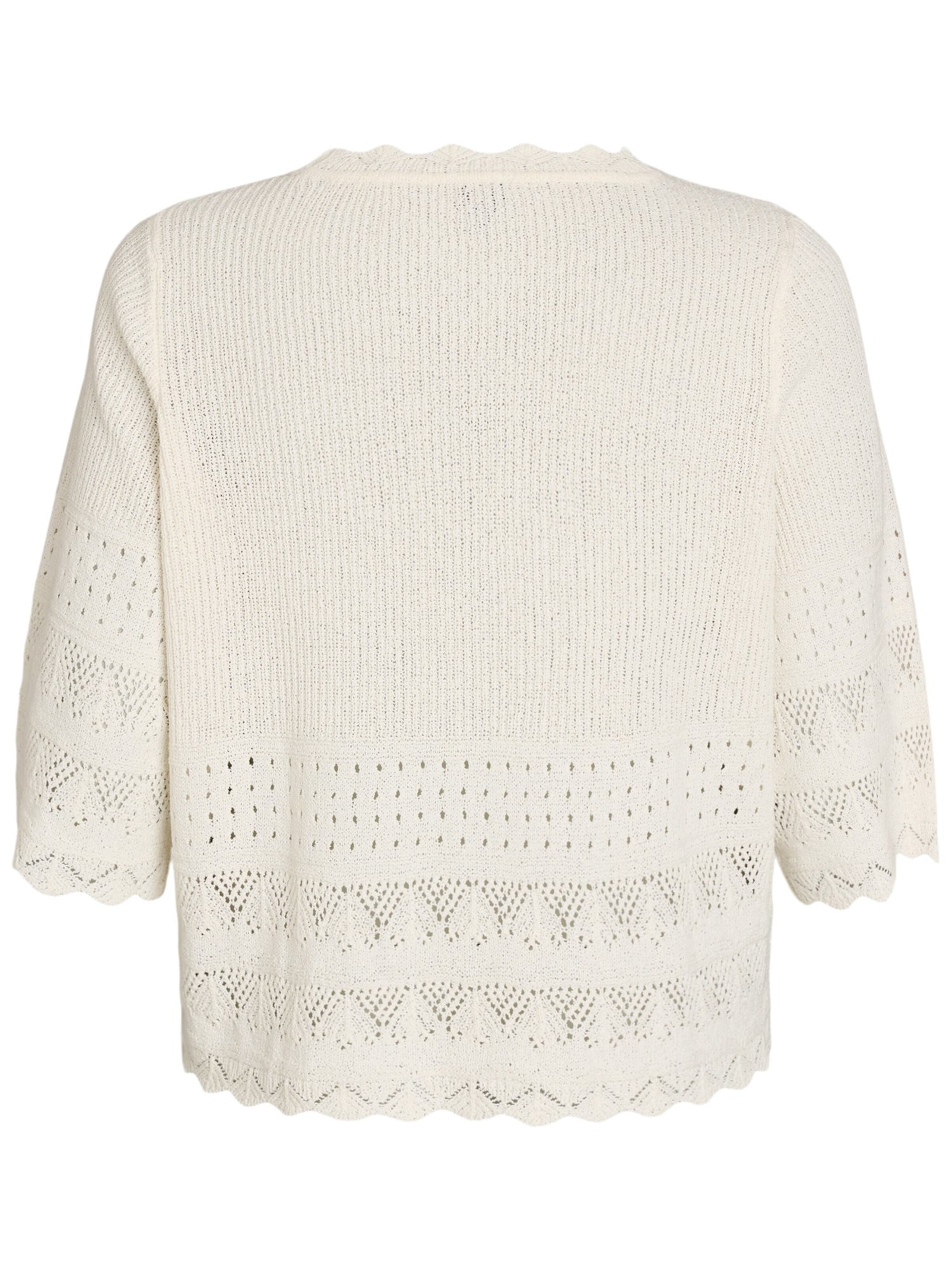 Pull-over 'MFREYA' Zizzi en blanc
