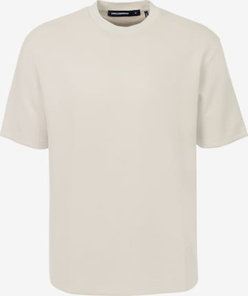 Karl Lagerfeld - Camisa em bege: frente