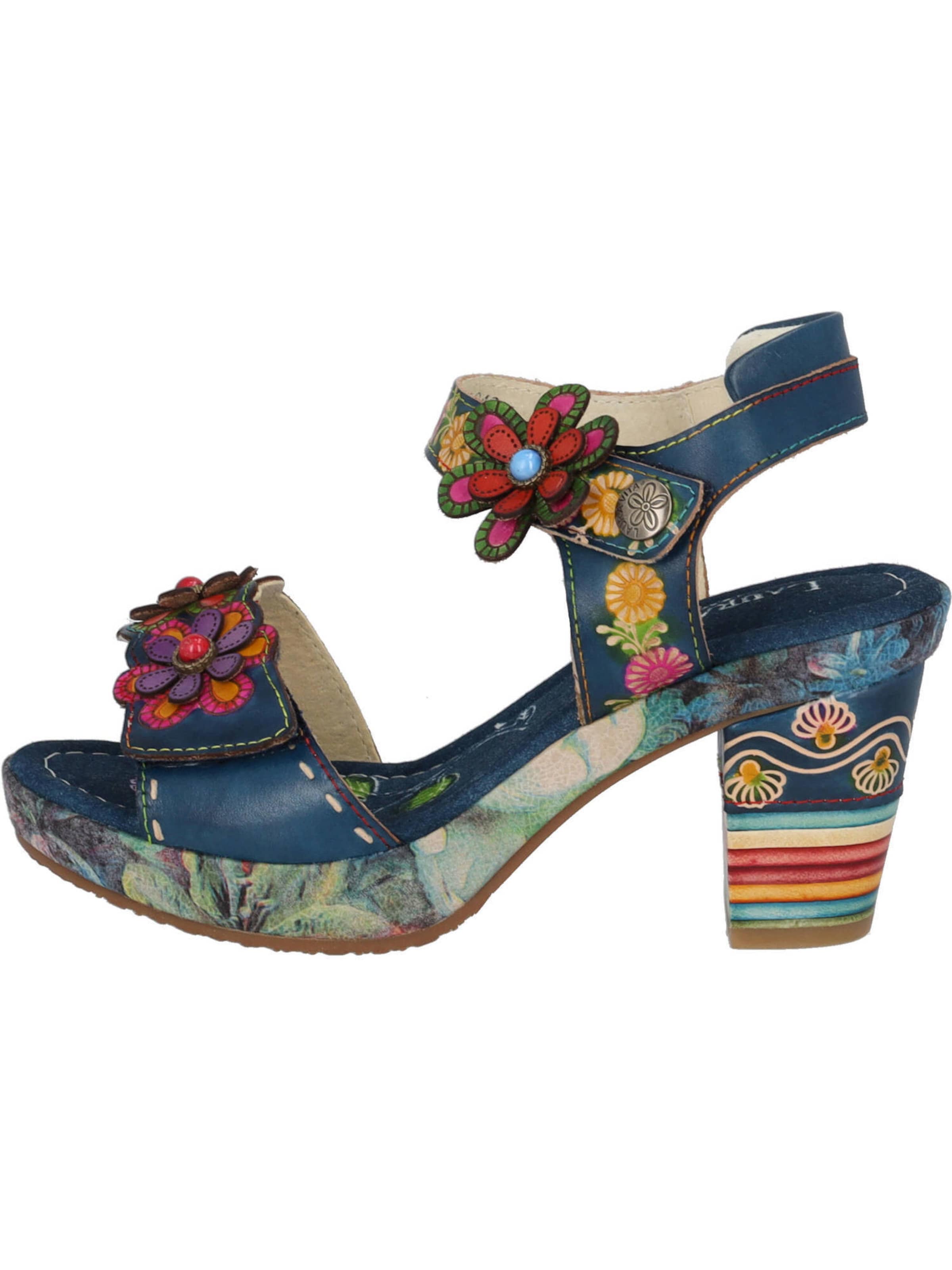 Laura Vita Sandal in Blue: front
