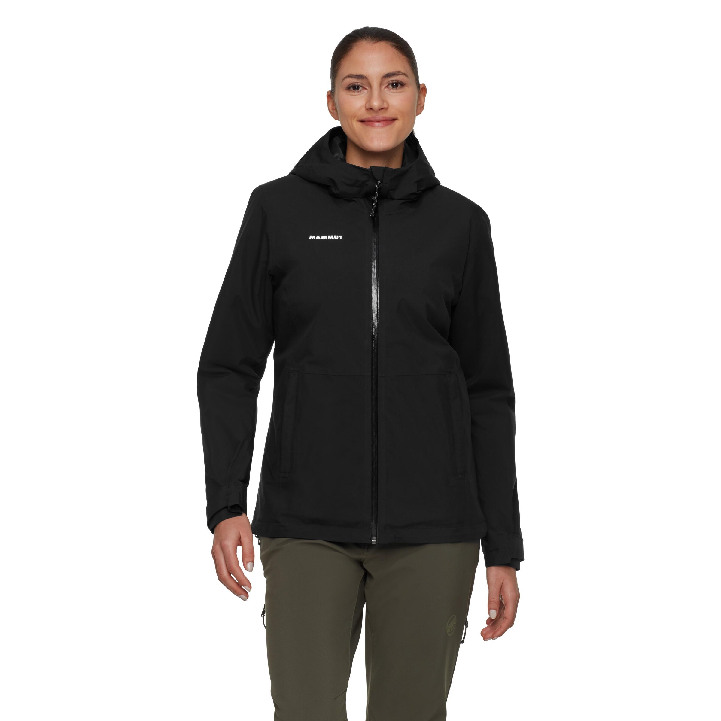 MAMMUT Jacke in Schwarz: Vorderseite
