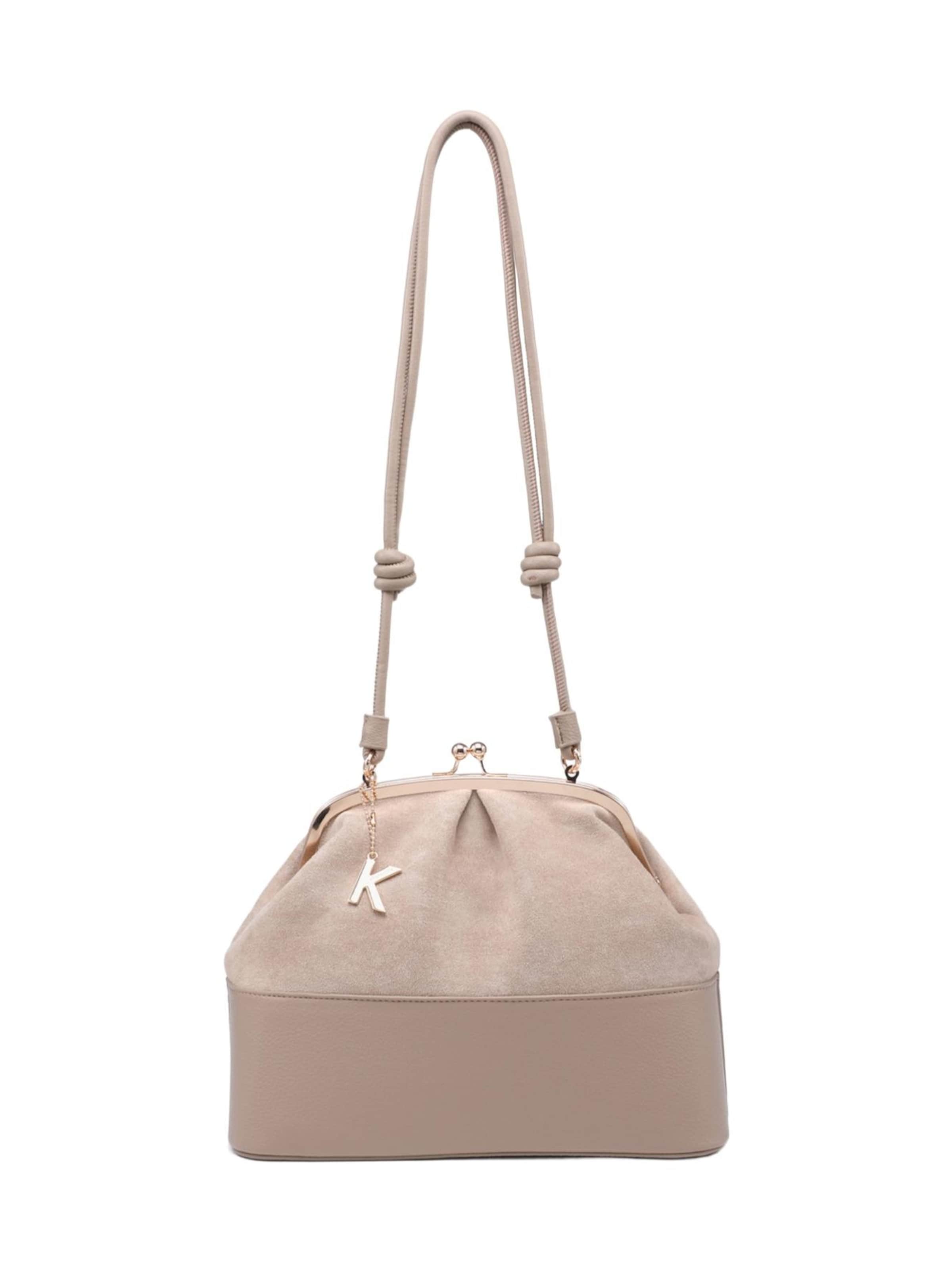 Borsa a mano 'Kassandra Lunaire' di Kassandra in beige: frontale