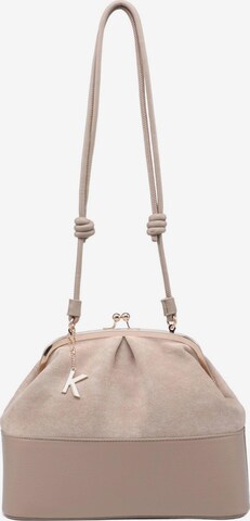 Borsa a mano 'Kassandra Lunaire' di Kassandra in beige: frontale