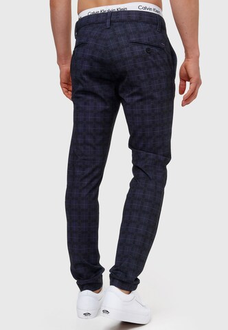 Regular Pantalon chino 'Rodekro' INDICODE JEANS en bleu