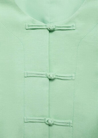 MANGO Weste 'Laguna' in Grün