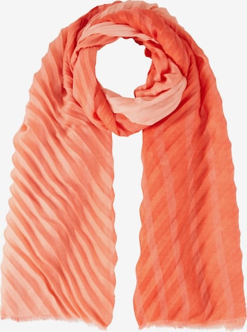 TOM TAILOR Scarf in Orange: front