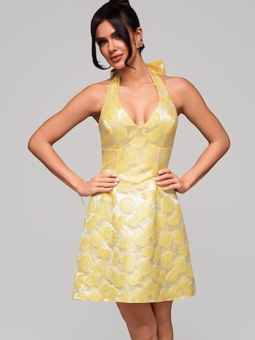 Ombre Evening dress in Yellow: front