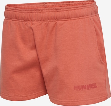 Hummel Regular Workout Pants in Orange