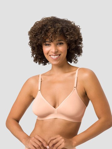 BeeDees Triangle Bra 'Soft-BH Microfun N' in Orange