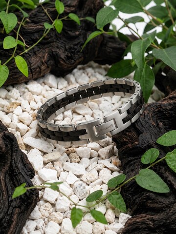 Holzwerk Armband 'SANDASEE'‌‌‌ in Silber