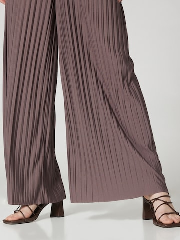 Wide leg Pantaloni 'Saphia' di Guido Maria Kretschmer Women in marrone