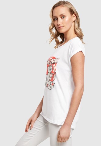 T-shirt 'Tom and Jerry - Rocket Prank' ABSOLUTE CULT en blanc