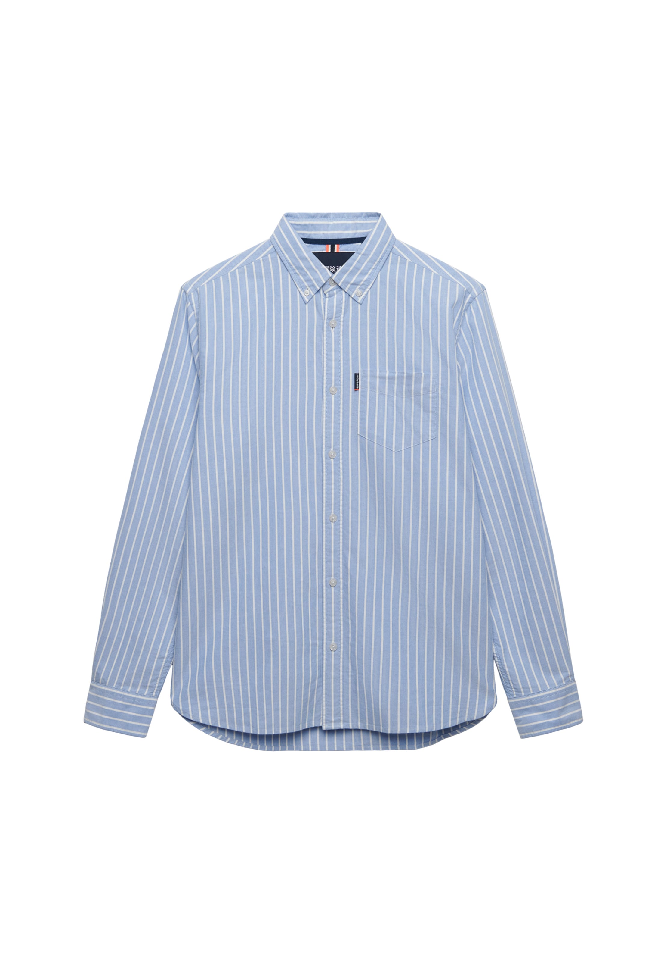 Superdry & Co Overhemd 'Essential' in Blauw: voorkant