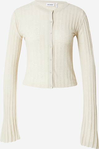 WEEKDAY Neuletakki 'FLORIE' värissä beige: etupuoli