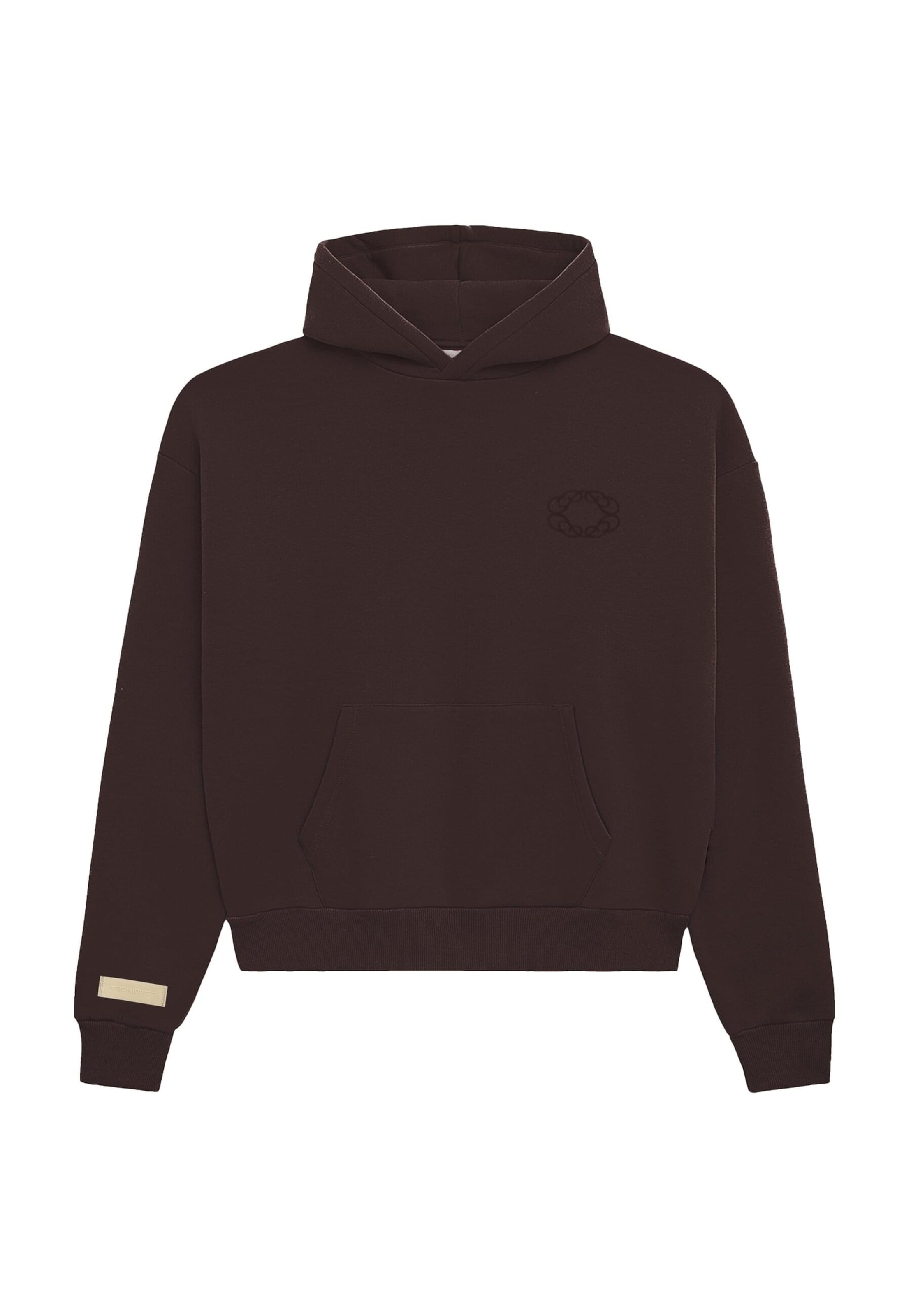 Prohibited Mikina 'Legacy' – hnědá: přední strana