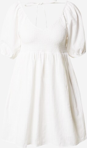 Cotton On - Vestido de verano 'POPPY' en blanco: frente