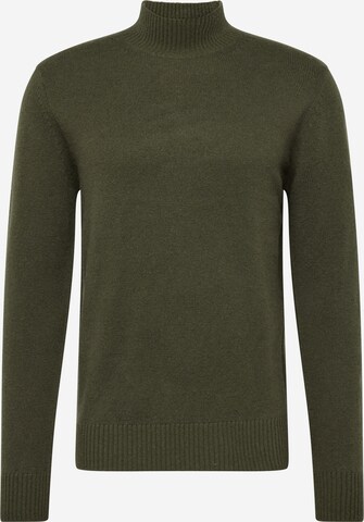 SELECTED HOMME Sweter 'NEW COBAN' w kolorze zielony: przód