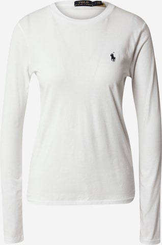 T-shirt Polo Ralph Lauren en blanc : devant