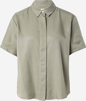 Samsøe Samsøe - Blusa 'MINA' en verde: frente