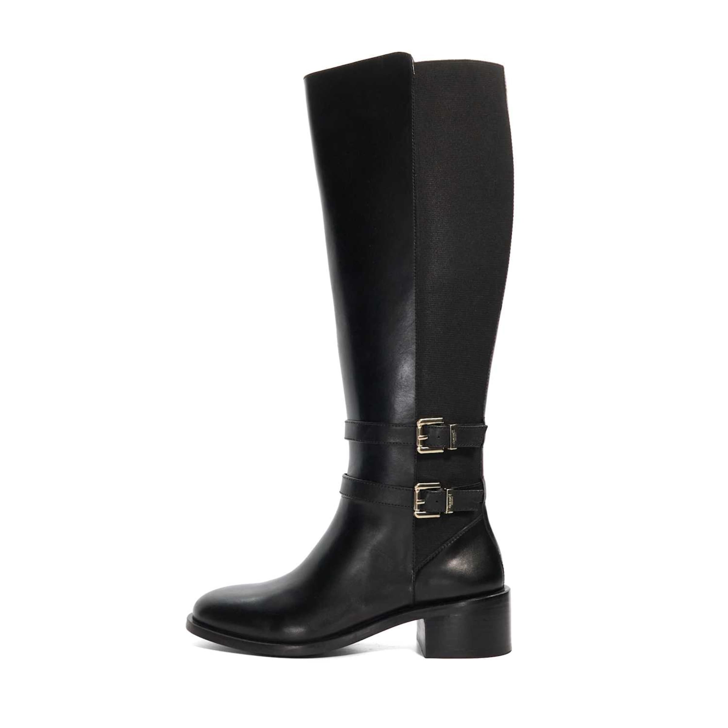 Dune LONDON Stiefel 'Tatter' in Schwarz