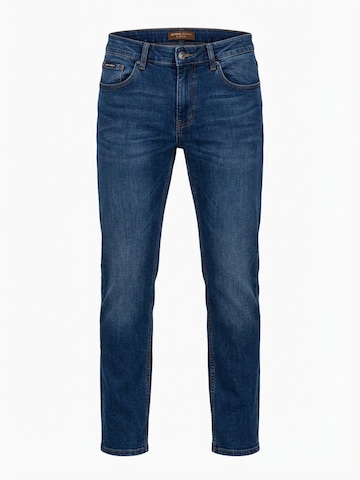 Ombre Slimfit Sporthose‌‌‌‌ in Blau: Vorderseite