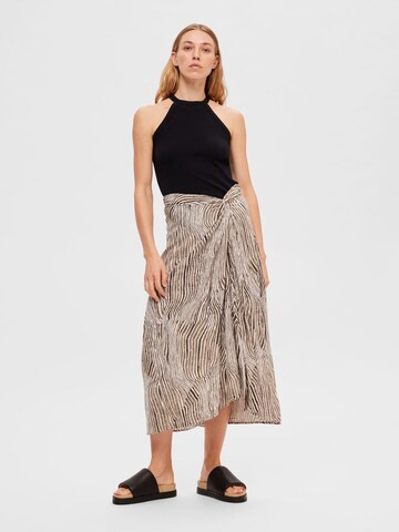 SELECTED FEMME Skirt in Beige