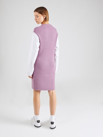 JDY Knitted dress 'SAGA' in Purple