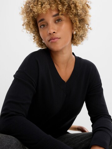 Pull-over bonprix en noir