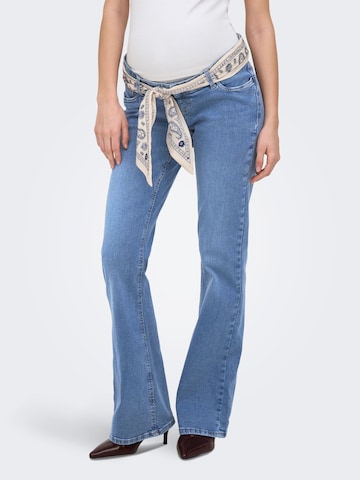 Only Maternity Flared Jeans 'OLMBlush' in Blue: front