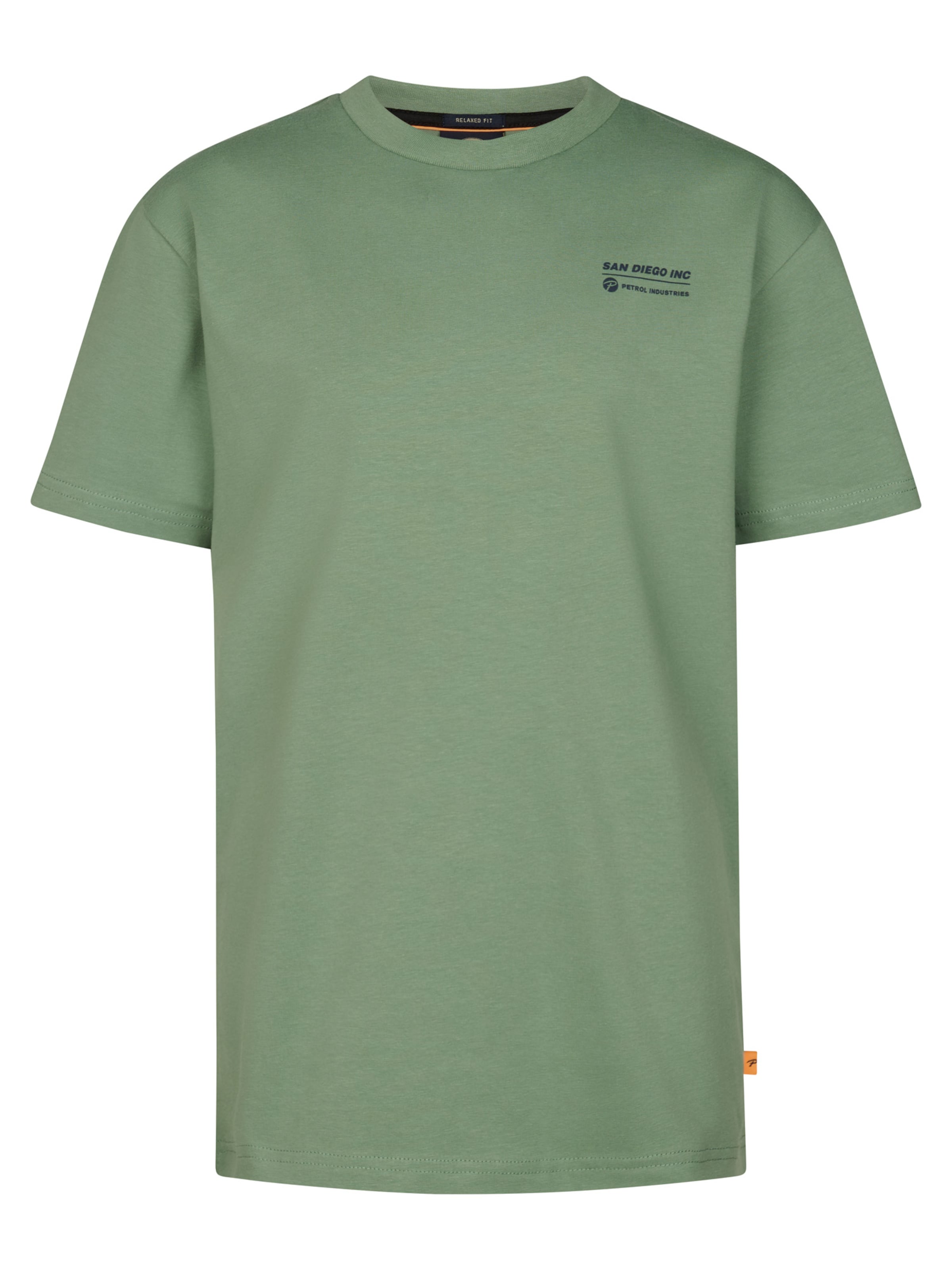 Petrol Industries Shirt in Groen: voorkant