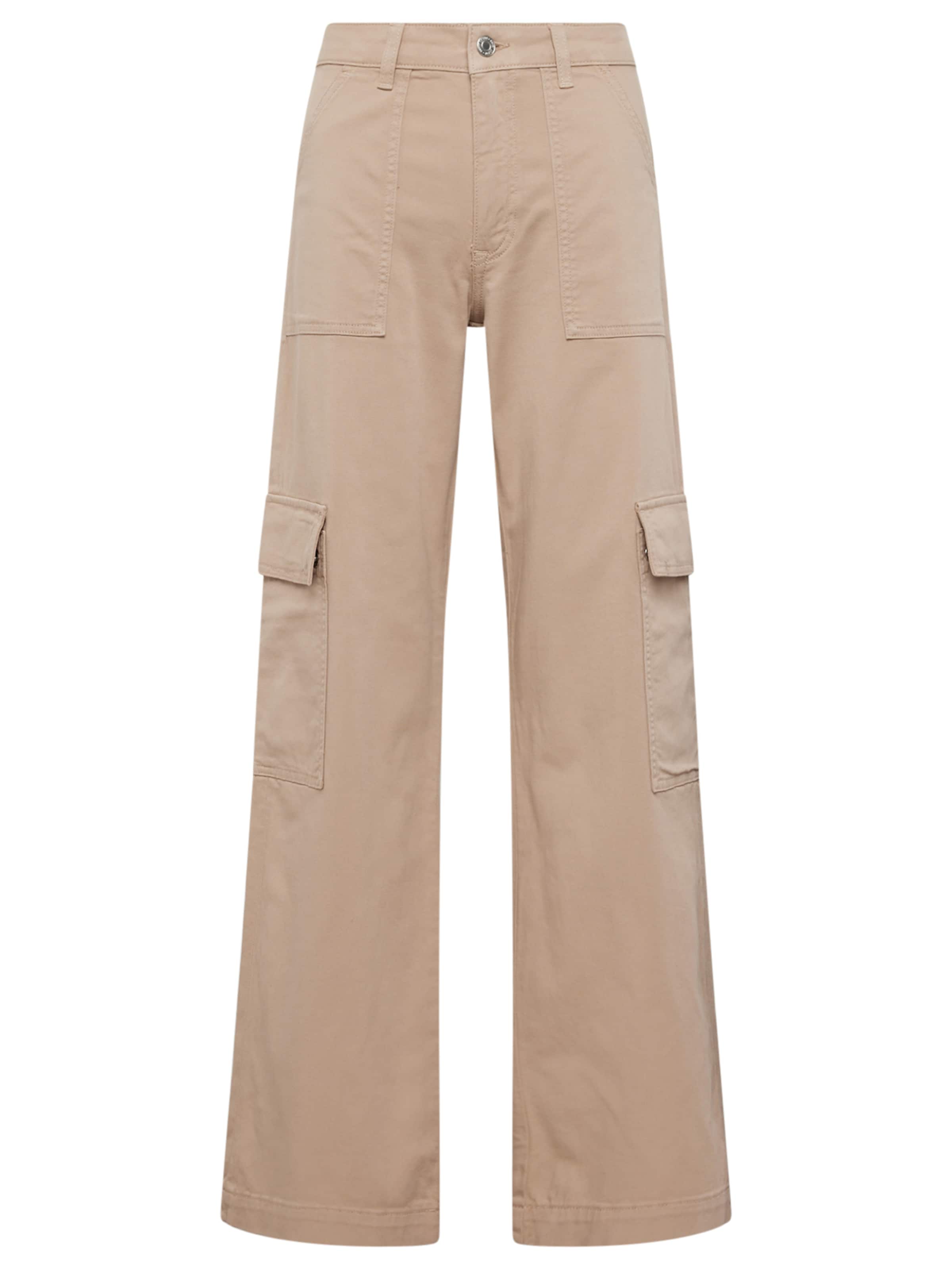 Mavi Regular Hose 'ALVA' in Beige: Vorderseite