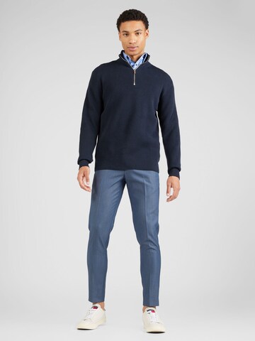 Coupe slim Pantalon Lindbergh en bleu