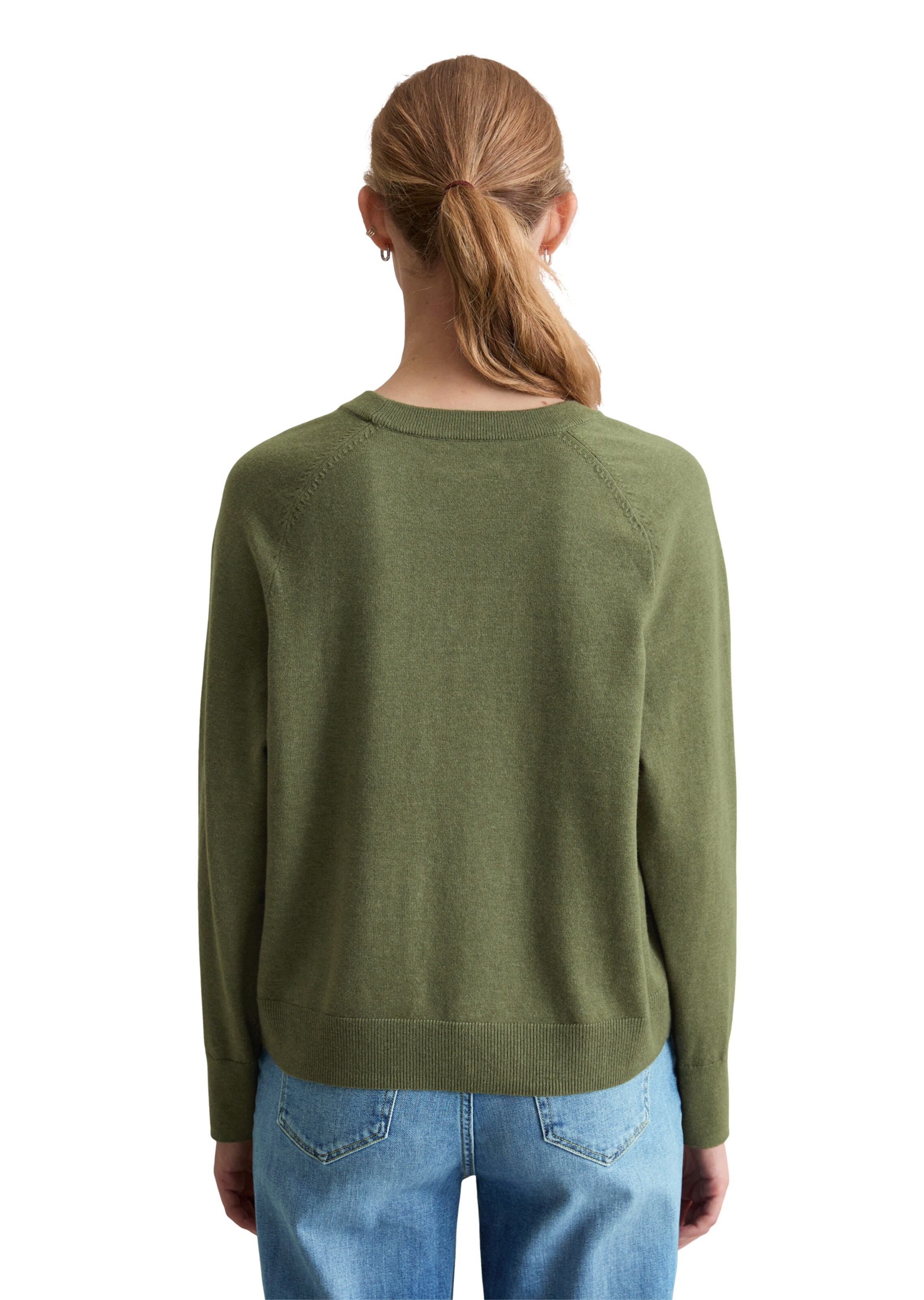 Marc O'Polo DENIM Pullover in Grün